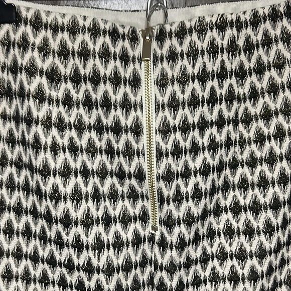 LOFT Metallic Diamond Jacquard‎ Skirt NWT - Picture 6 of 8